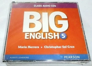 PEARSON BIG ENGLISH 5 CLASS AUDIO CDs Mario Herrera Christopher Cruz NEW - Imagen 1 de 2