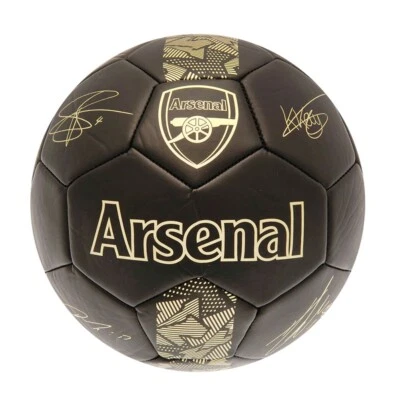 Arsenal FC Phantom Signature schwarz Größe 1 Miniball offiziell lizenziert Fußball