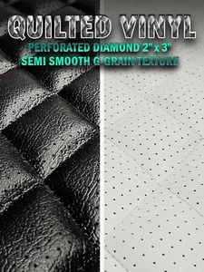 Diamante de vinilo perforado semi suave de grano 2""x3"" con respaldo de espuma de 3/8 - Imagen 1 de 11