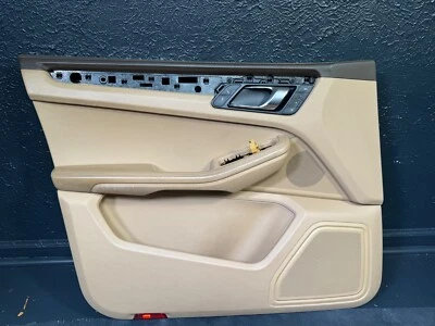 15-18 PORSCHE MACAN PANEL PUERTA DELANTERA IZQUIERDA SILLÍN BRONCEADO Y LUXOR BEIGE VP Foto 1 de 4