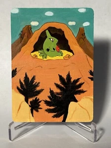 Girafarig Custom Painted Pokemon Card (ORIGINAL) Version 1 of 1 - Picture 1 of 1