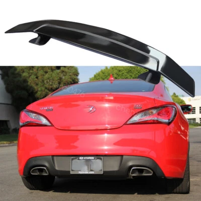 For Hyundai Genesis Coupe Racing Rear Trunk Spoiler Wing Lip Matte Black Foto 1 de 4