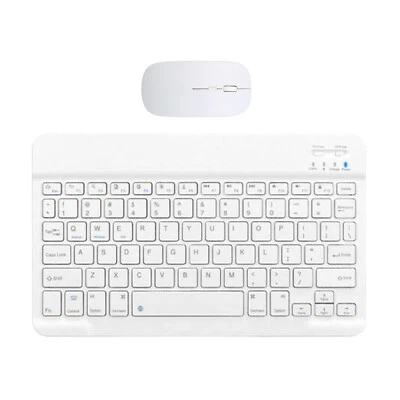 For iPad Android Windows Tablet 10inch Wireless Bluetooth Backlit Keyboard&Mouse - Image 1 of 4