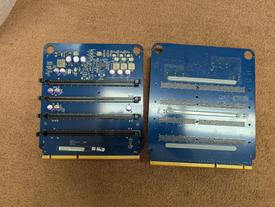 Lote de 2 tarjetas verticales de memoria genuinas de Apple para A1186 Mac Pro 3 820-2178-b Foto 1 de 1