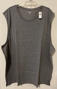 Old Navy Mens -3xl Tall- Gray Sleeveless Soft Washed Comfy Tank NWT! A2276 - Picture 1 of 3