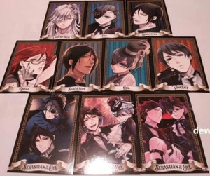 Black Butler Bitter Rabbit Cafe & Shop Purchase Bonus Photo Card Set of 10 - Picture 1 of 3