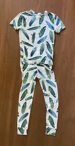 Kids Gap Summer PJs. Organic Cotton. Two Pieces Kids Tropical Surfboards Theme. - Picture 1 of 3