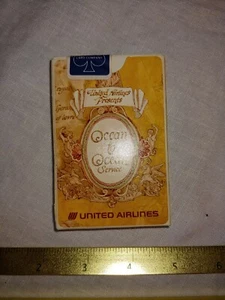 Vintage New Deadstock United Airlines Ocean Service Playing Cards Deck 1970s - Picture 1 of 4