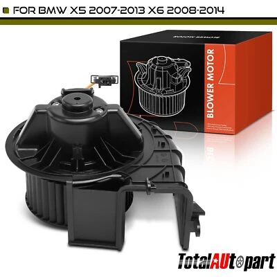 Ventilador de motor soplador calentador climatización para BMW E53/E70 X5 2007-2013 E71/E72 X6 08-14 delantero Foto 1 de 4