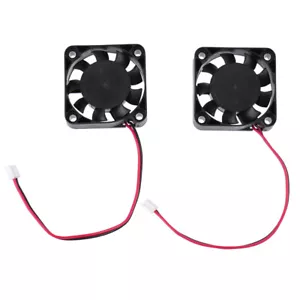 2pcs 12V Mini Cooling Computer Fan - Small 40mm x 10mm DC Brushless 2-pin O `ln - Picture 1 of 12
