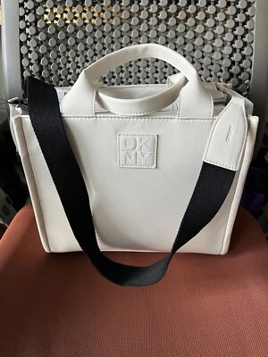 $158 NWT DKNY Hadlee Medium Tote NWT Cream Off White Adjustable Strap - Image 1 of 4