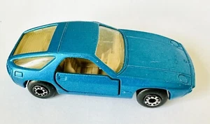 1979 Matchbox Car - Blue Porsche 928 Superfast No 59 - Vintage Lesney Products - Picture 1 of 6