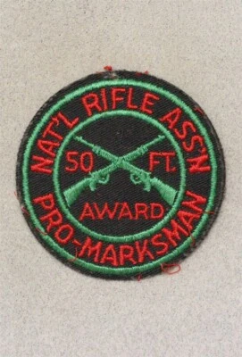 NRA Pro-Marksman, Rifle 50 Feet Award (patch 1238) - Image 1 of 2