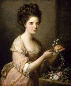 Portrait Of Eleanor, Countess Of Lauderdale Angelika Kauffmann USA B A3 00509 - Bild 1 von 1