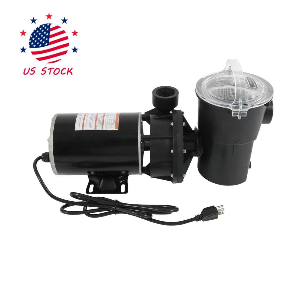 1HP Above Ground Swimming Pool Pump W3SP1580X15 Fit For Hayward with 3' Cord - Image 1 of 4