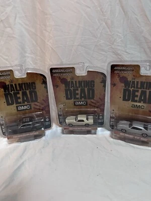 The Walking Dead Greenlight Crown Victoria, Mustang, Pontiac GTO. New. See Detai - Image 1 of 4