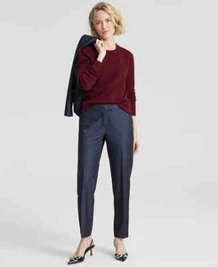 CHARTER CLUB Women's 100% Cashmere Crewneck Sweater, Crantini, SZ M - Picture 1 of 5