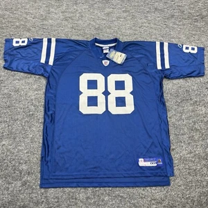 Marvin Harrison Indianapolis Colts Jersey Mens XXL Blue NFL Football 88 Reebok - Picture 1 of 17