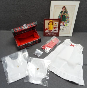 American Girl Doll Molly's Winter Story Plaid Suitcase Undies Pleasant Company - Picture 1 of 23
