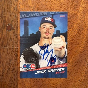 Jack Dreyer Autographed 2024 Choice Signed Card #08 - OKC / Dodgers - Picture 1 of 2