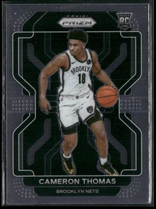 2021-22 Panini Prizm Cameron Thomas #297 RC Rookie Card Brooklyn Nets - Foto 1 di 2