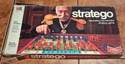 Stratego Board Game 1977 by Milton Bradley 100% Complete Vintage - Image 1 of 4