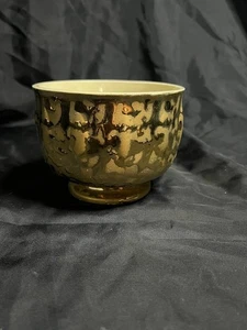 REAL GOLD Vintage 24Kt Gold Bowl/Planter - Made In USA - Picture 1 of 3