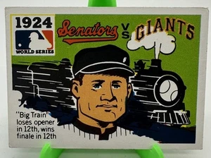 1971 Fleer Laughlin World Series 1924 Senators V. Giants - Walter Johnson #22 - Bild 1 von 2
