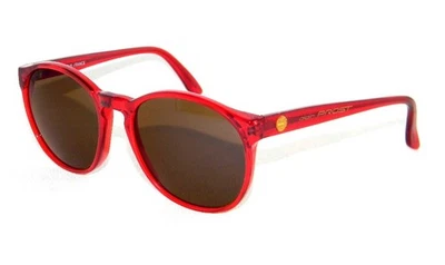 Gafas de sol retro redondas rojas 209 $ vintage Alain Prost de Vuarnet 2409 lentes px2000 Foto 1 de 4