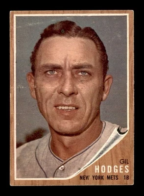Gil Hodges 1962 Topps #85 en muy buen estado X3597888 Foto 1 de 3