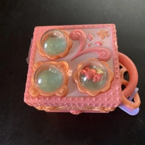 The Littlest Pet Shop 2006 LPS Teeniest Tiniest Pop-Up Mini Playset Orange Pink - Picture 1 of 9
