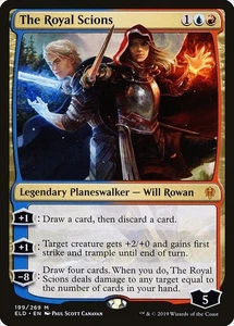 The Royal Scions 1x FOIL ELD MTG Throne of Eldraine Mythic MINT blue red - Picture 1 of 1