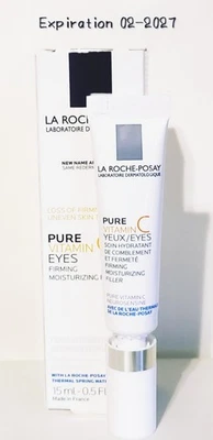 La Roche-Posay Vitamin C Eye FIRMING MOISTURIZING FILLER Cream Full Sz New Box  - Image 1 of 3