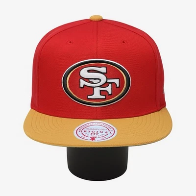 NFL Mitchell and Ness San Francisco 49ers Snap Back Hat Fiel To The Bay Foto 1 de 4