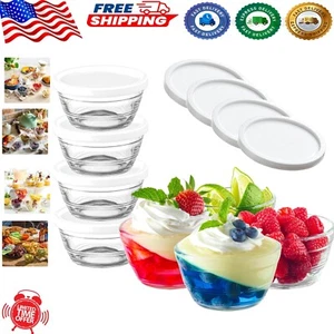 Dishwasher-Safe 16 Piece Glass Bowls with Airtight Lids for Effortless Meal Prep - Picture 1 of 11