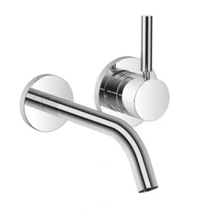Dornbracht META Miscelatore lavabo monocomando da parete senza rifiuti pop-up - Foto 1 di 3