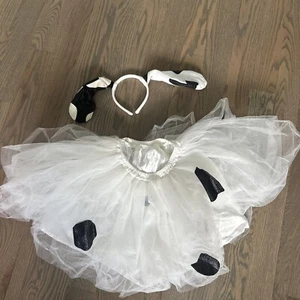 Costume tutù dalmata Halloween per bambini fienile in ceramica taglia 4-6 - Foto 1 di 4