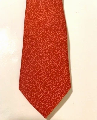 Corbata Vineyard Vines para hombre hoja de roble naranja y bellotas nueva con etiquetas Foto 1 de 4