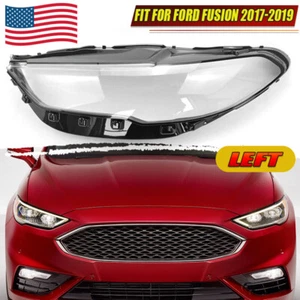 Cubierta de carcasa de lente de faro delantero izquierdo para Ford Fusion 2017-2020 EE. UU. - Imagen 1 de 9