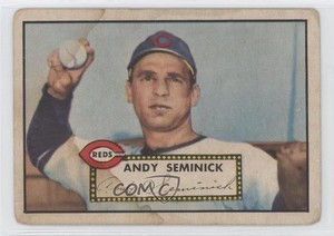 1952 Topps Semi-High # Andy Seminick #297