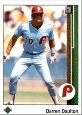 1989 Upper Deck Darren Daulton , Philadelphia Phillies #448