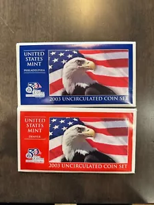 2003 U.S. Mint Uncirculated Set P&D Mints. 20 Total Coins COA Original Envelopes - Picture 1 of 1