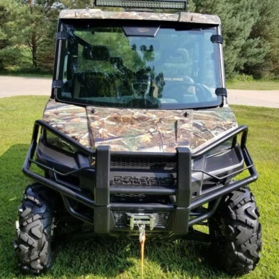 Front Full Windshield For 2013-2025 2024 Polaris Ranger XP 900 1000 XP 570 - Image 1 of 4