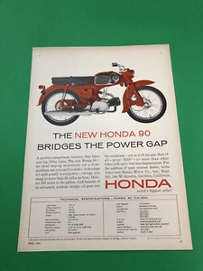 1964 1965 HONDA 90 CA-200 CA 200 ORIGINAL PRINTED PRINT AD ADVERTISEMENT - Picture 1 of 1