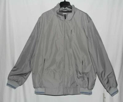 Nueva chaqueta Perry Ellis de aleación de acero para hombre talla 2XT cremallera completa polivinculada  Foto 1 de 4