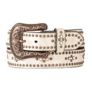 Cinturón para mujer A15662216 Ariat de cuero metálico y cobre NUEVO - Imagen 1 de 5