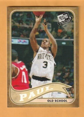 Chris Paul Wake Forest Demon Deacons 2005 Pase de Prensa Old School #15 RC Novato Foto 1 de 2