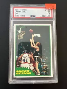 1981 Topps Larry Bird East #101 PSA 7 - Bild 1 von 2