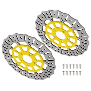 Pair of Floating Front Brake Rotor Kit for Harley Softail 15-24 Sportster 14-24 - Bild 1 von 11