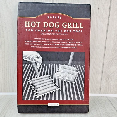 Nuevo en caja Hardware de restauración Rotativo Hot Dog Maíz en la mazorca Parrilla Antiadherente Barbacoa Foto 1 de 4